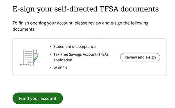 Questrade電子署名